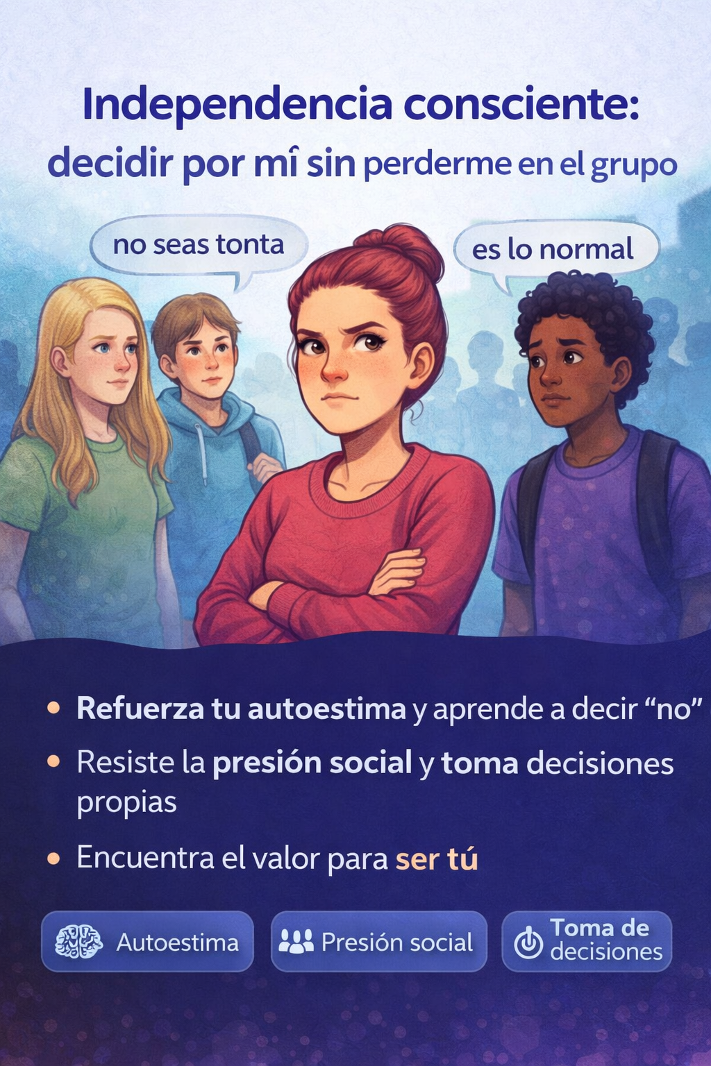 La independencia consciente es el cuidado del ser humano